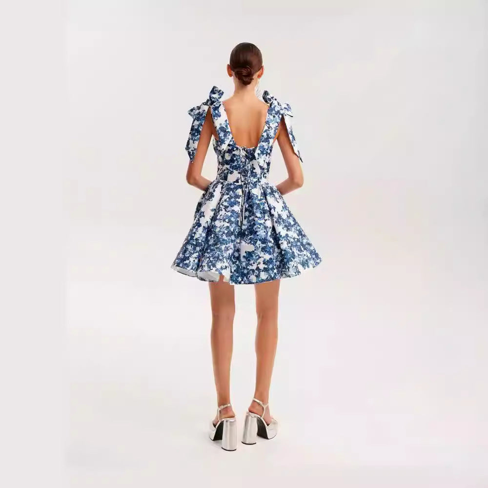 Celeste 3D Floral Off-Shoulder Fairy Dress