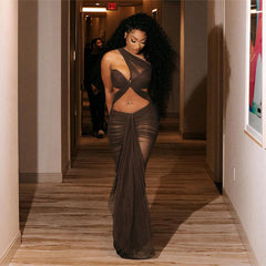 Olivia - Cutout Maxi  Dress
