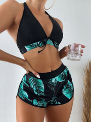 Sexy Bikini Split Leaf Beach Pants