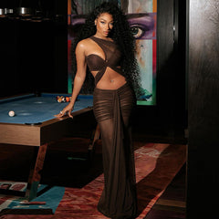 Olivia - Cutout Maxi  Dress