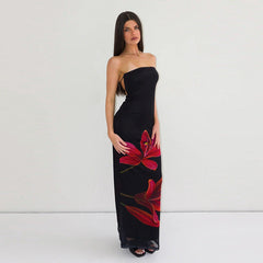 Anabelle Mesh Maxi Dress