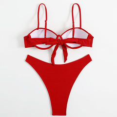 red bikini Swimsuit Beach for Women