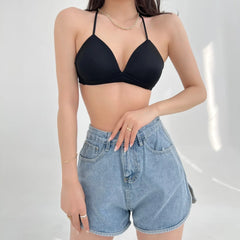 T Back Wireless Bralette Black