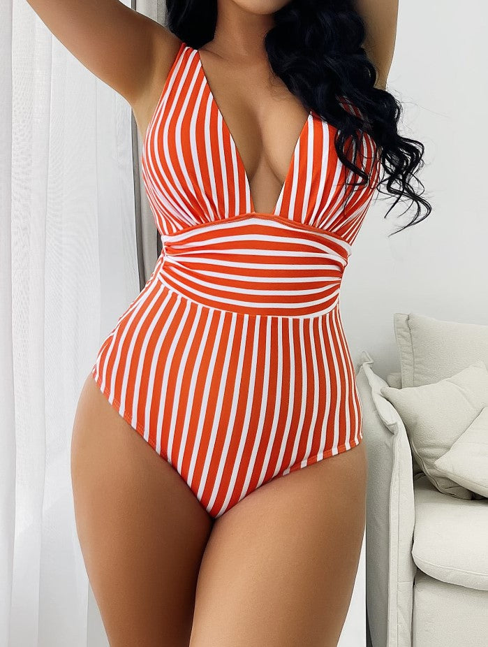 Sabiha Striped One-Piece Swimsuit