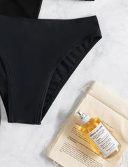 Sexy Pure Color Slimming Blouse Swimsuit for Women