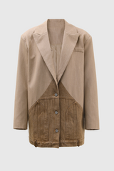 Rayna Denim Deconstruct Blazer