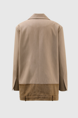 Rayna Denim Deconstruct Blazer