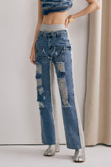 Reem DeconstructedTorn Jeans