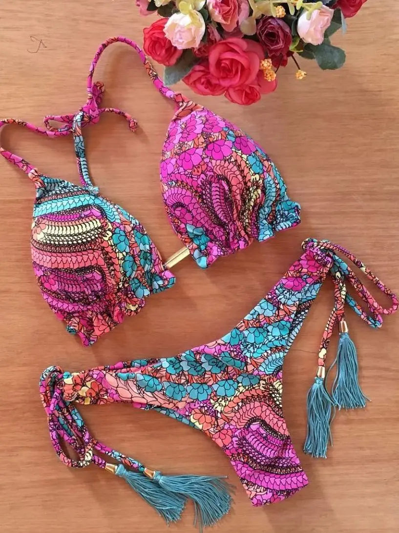 Bikini Women's Swimsuit 2024 New Swimwear Female Sexy Bikinis Set Push up Swimming for Bathing Suit Women Swimsuits