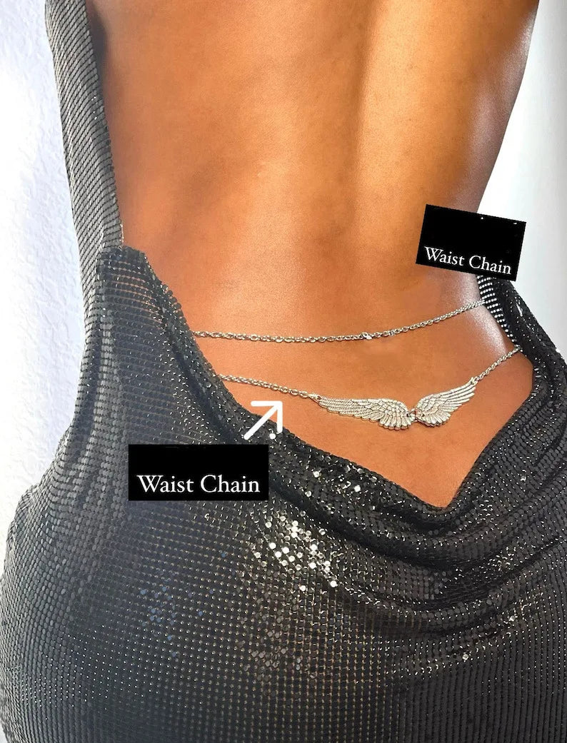LA Angel Wings Body Chain