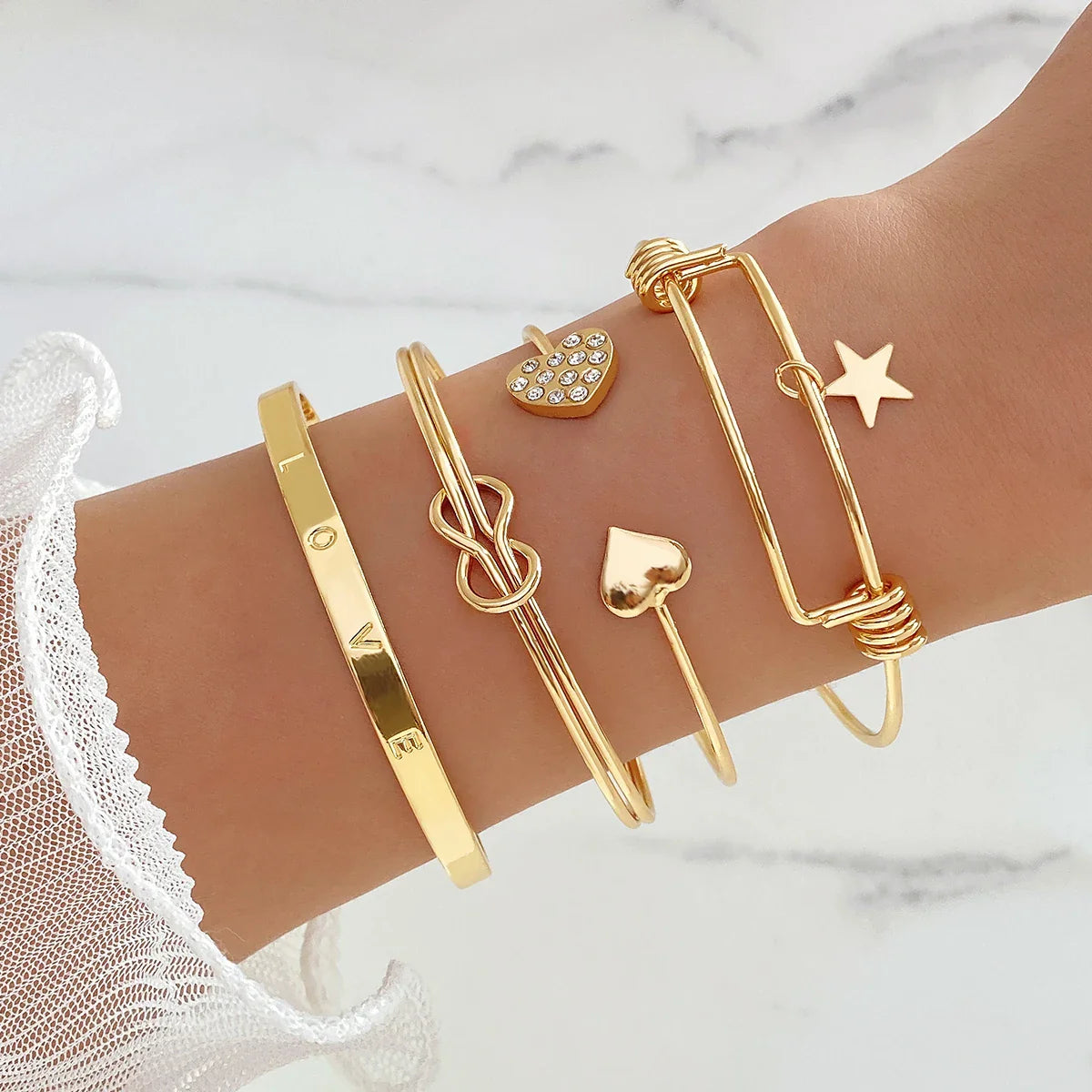 Beach Love Layered Bracelets