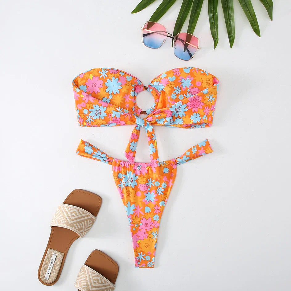 Sunset Strapless
