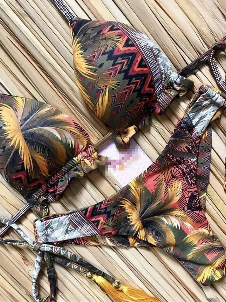 Bikini Women's Swimsuit 2024 New Swimwear Female Sexy Bikinis Set Push up Swimming for Bathing Suit Women Swimsuits