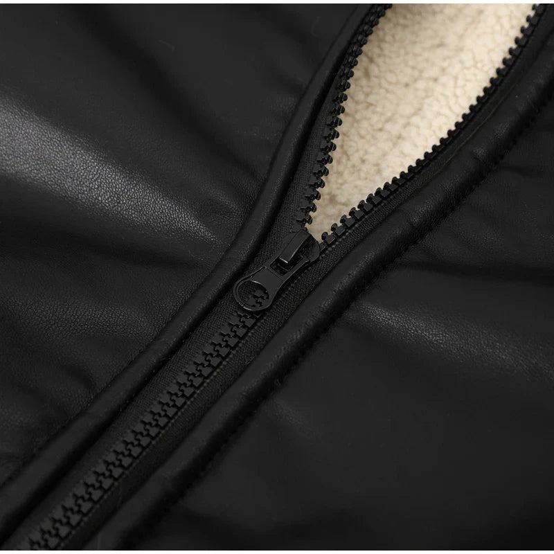 New York Teddy Lined Bomber Jacket