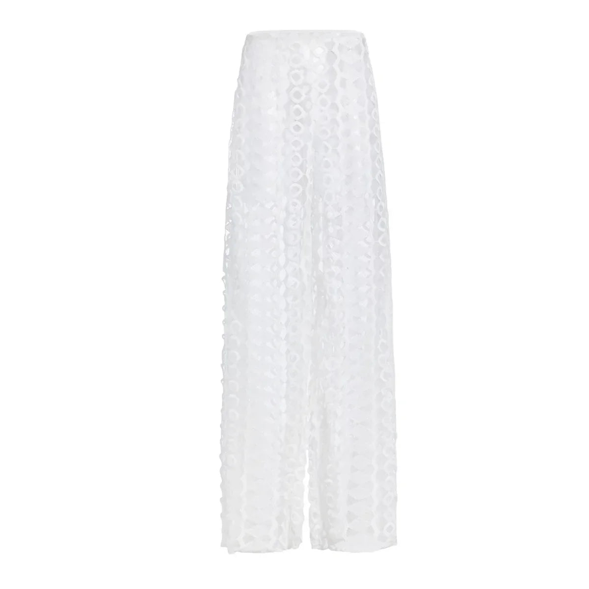 Fashion Flower Bikini Pearl Design Neck Swimsuit Luxury Sexy Tube Top Halter Seaside Vacation Hollow Trousers 2024 Women'S Retro