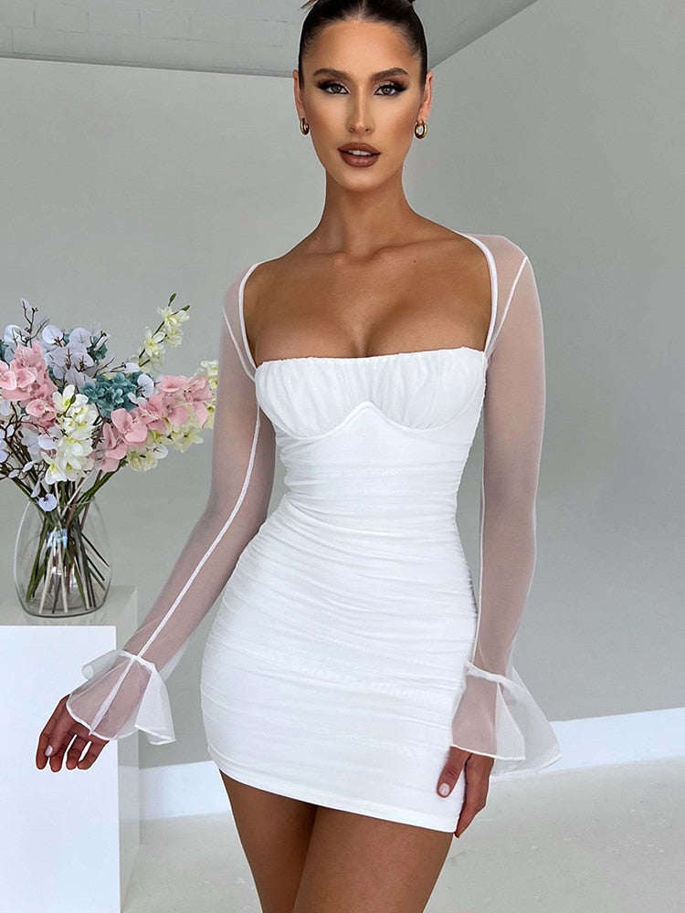 Cher Backless Mini Dress