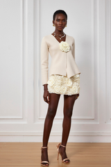 Sarahi Mesh Flower Mini Skirt