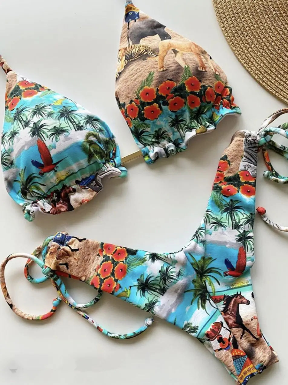 Bikini Women's Swimsuit 2024 New Swimwear Female Sexy Bikinis Set Push up Swimming for Bathing Suit Women Swimsuits