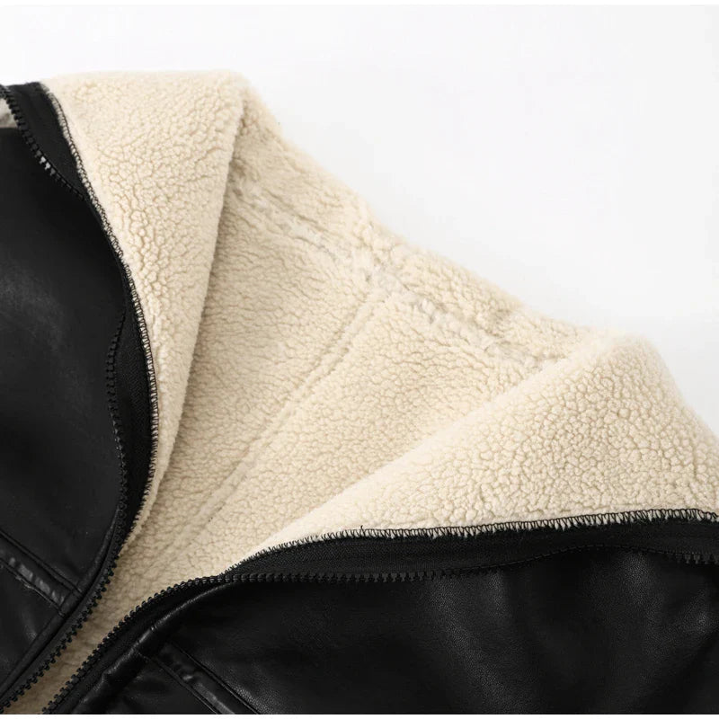 New York Teddy Lined Bomber Jacket