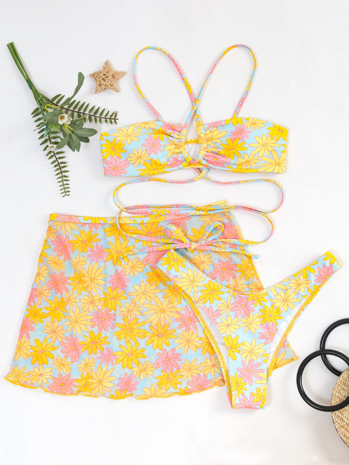 Emma Floral 3 Piece