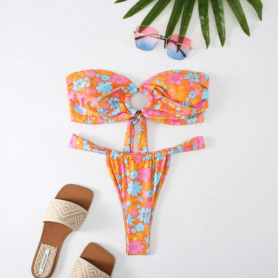Sunset Strapless