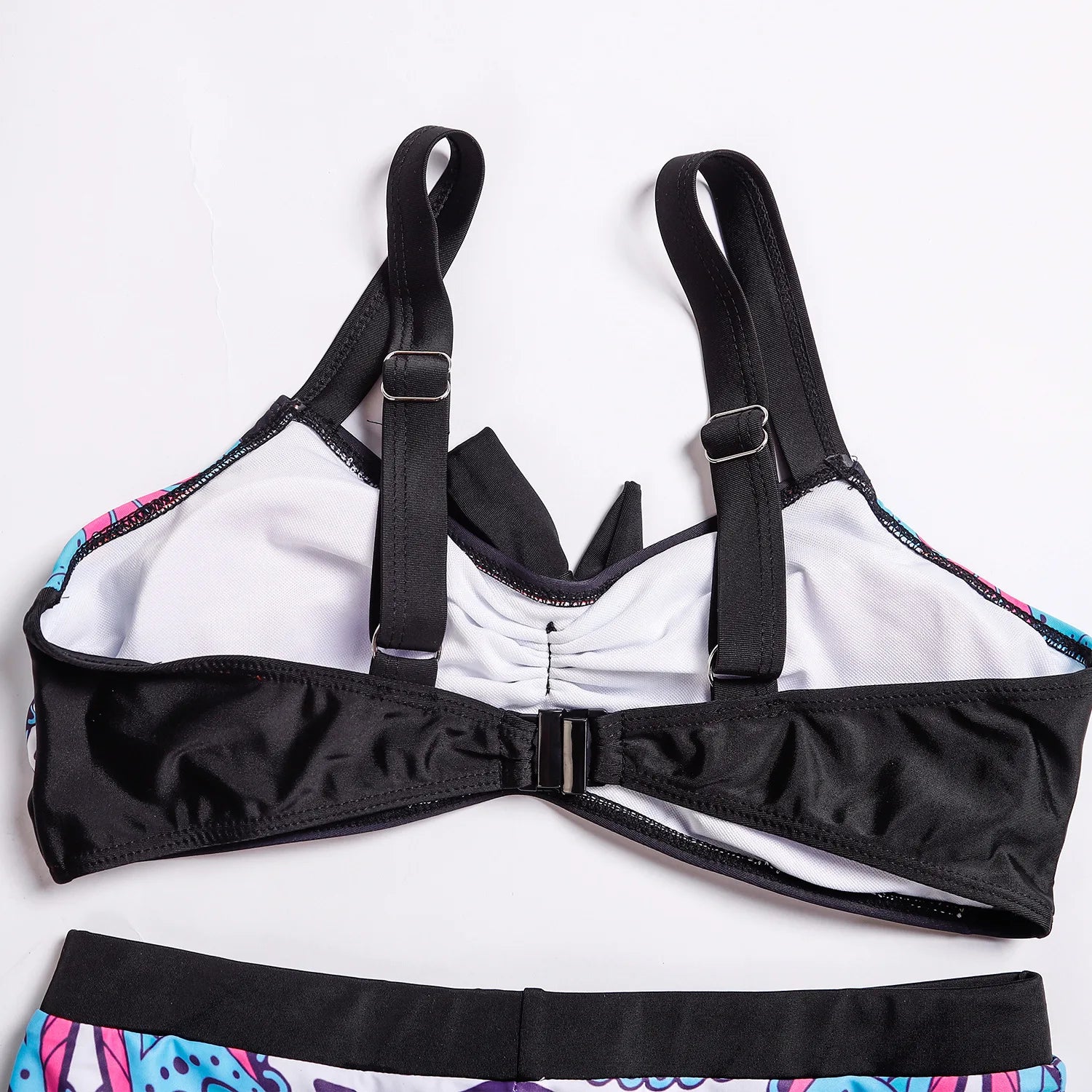 Plus Size Bikini Set 2-Piece Swimsuit 2024 Swimwear Women Sexy Swimming Suit Beachwear Bathing Suit Summer High Waist Monokini