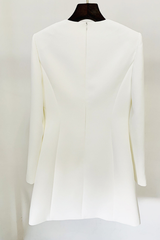 Shiloh Lace Up Ribbon Mini Dress