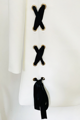 Shiloh Lace Up Ribbon Mini Dress