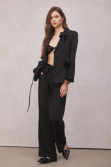 Stephanie Flower Cross Pants