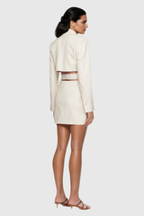 Yukta Cutout Lapel Blazer