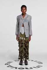 Zariah Denim Split Blazer