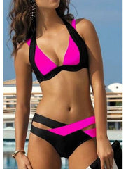 Women's Colorblock Beach Sexy Bikini