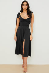 Amara Sweetheart Sleeveless Midi Dress