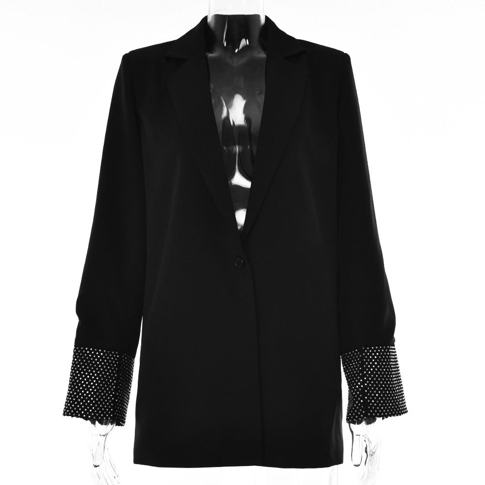 Destiny-  Beaded Midi Skirt Blazer Set
