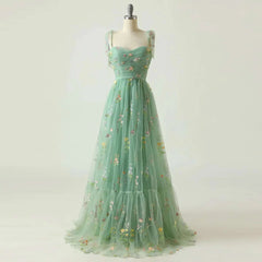 Adjustable Straps Tulle Party Prom Homecoming Dress
