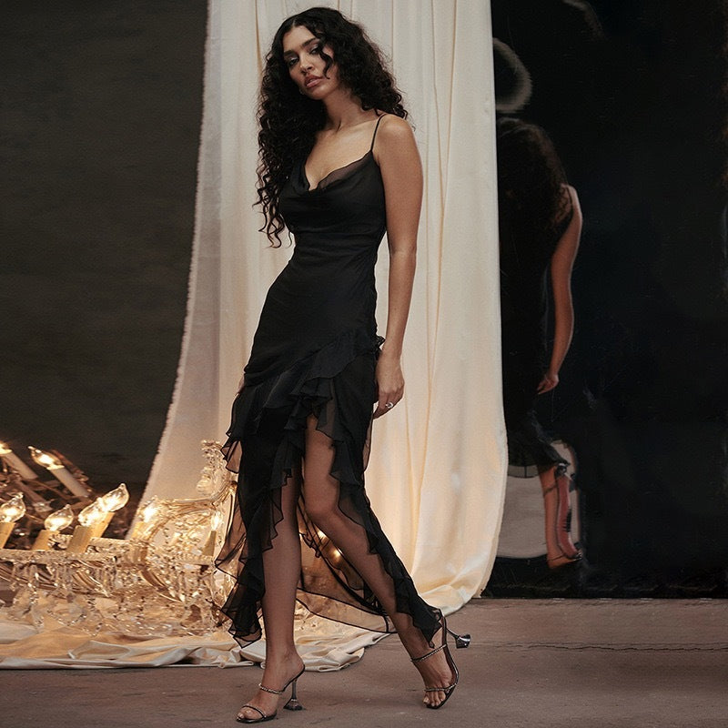 MALILA Ruffle Maxi Dress
