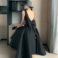 Backless Bow-tie Evening Wedding Guest Party Summer Dresses