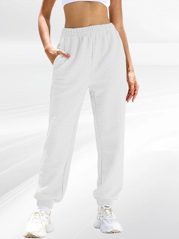 Women's Sports Waffle Casual Pants