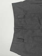 Loose Wide Pants High-Waisted Pleated Split-Front Pants Trousers