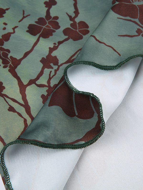 Printed Skirt In Green