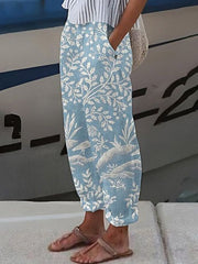 Women'S Casual Cotton And Linen Pants