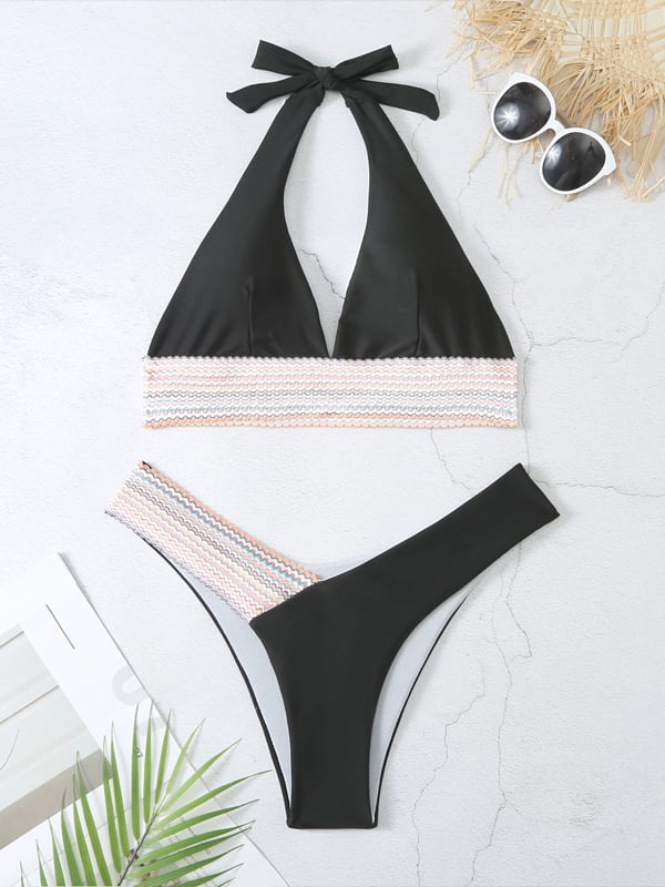 Women's Colorblock Beach Sexy Bikini