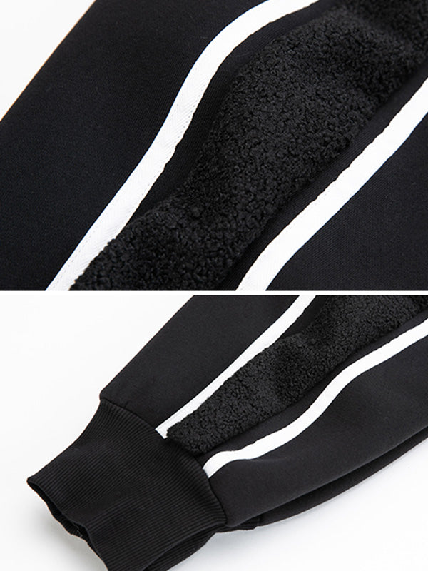Casual Loose Drawstring High-Waisted Pants
