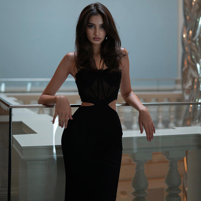 Kaira Corset Cutout Maxi Dress