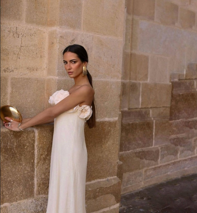 Sophia Chest-Wrapped Maxi Dress