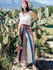 Vacation Loose High Waisted Floral Pants