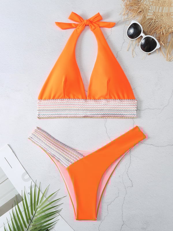 Women's Colorblock Beach Sexy Bikini