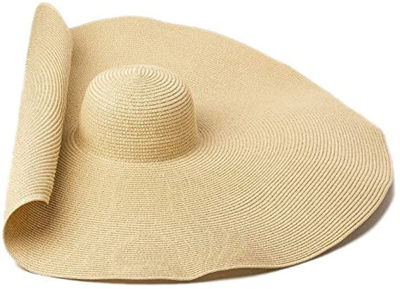 Nadia Oversized Woven Sun Hat