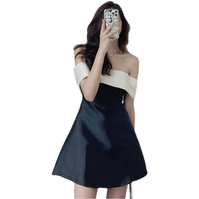 Juliette Bow Front A-Line Mini Dress