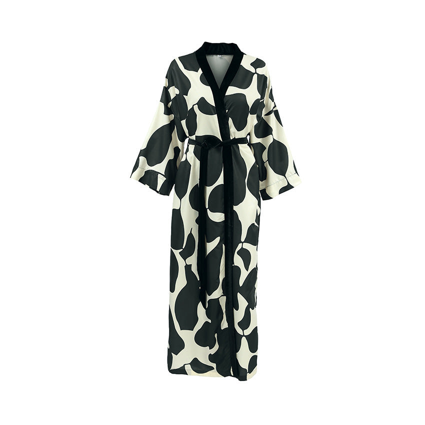 Sakura Printed Wrap Dress
